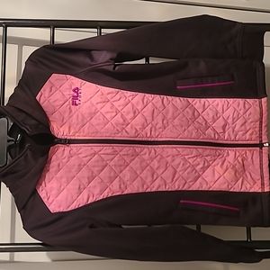 Fila hooded sports jacket w front zipper